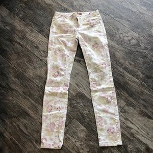 Makers floral skinny jeans